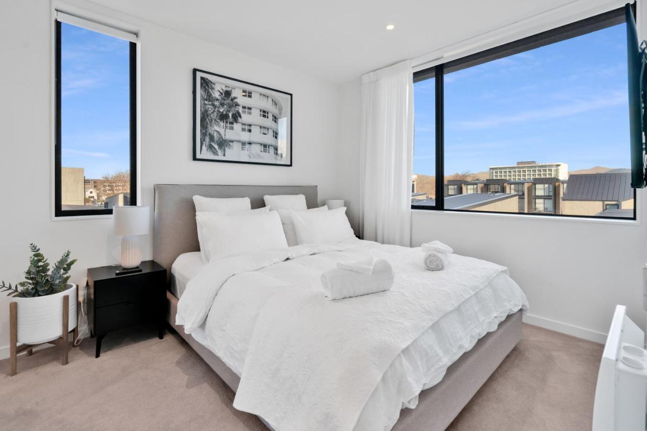 Top Floor Luxury City Central W Sunny Balcony Christchurch Exteriér fotografie